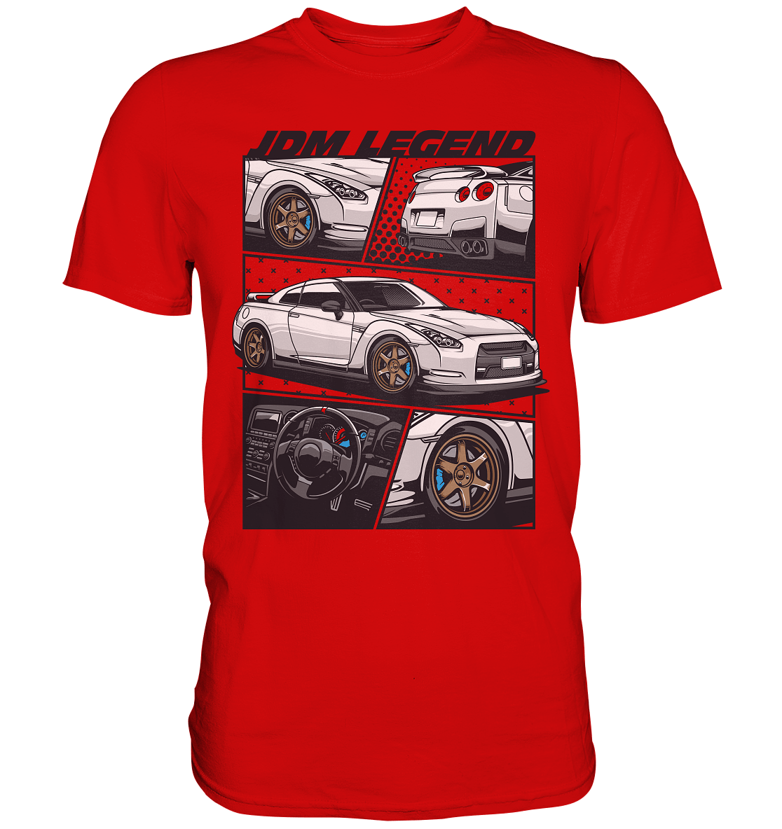 JDM Legends R35 GTR - Premium Shirt - MotoMerch.de