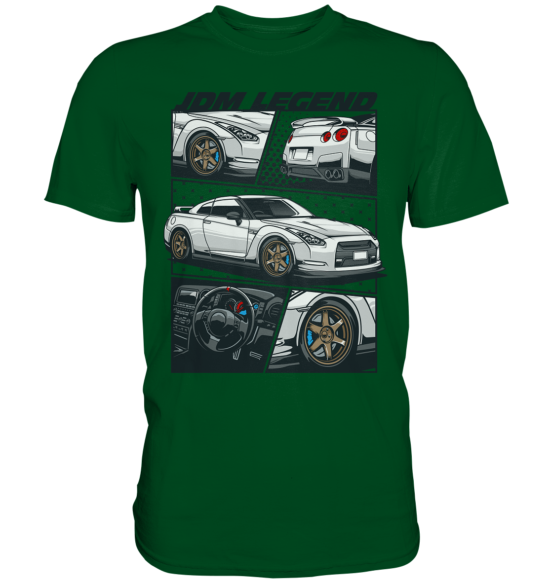 JDM Legends R35 GTR - Premium Shirt - MotoMerch.de