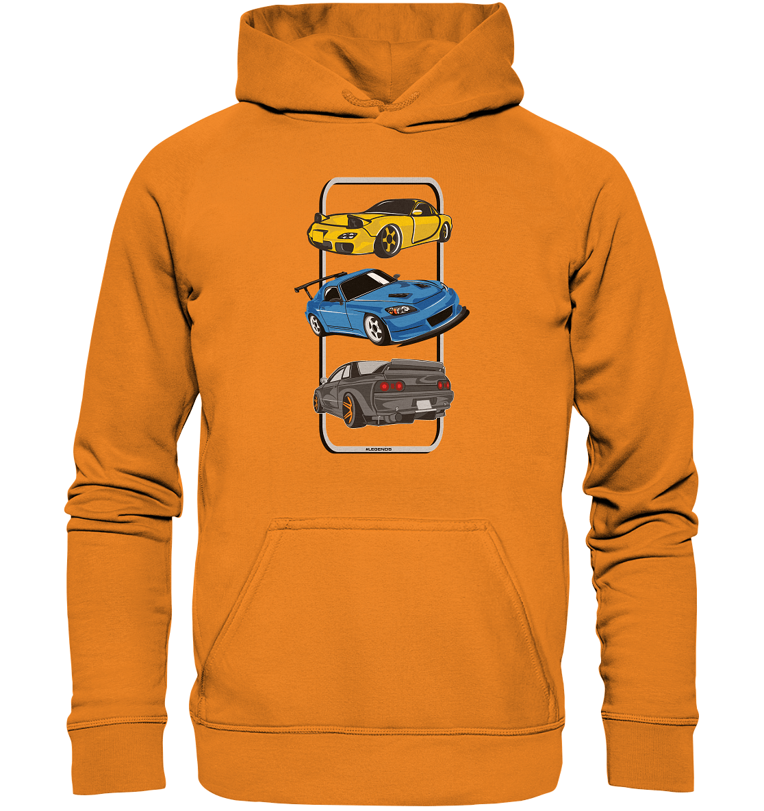 JDM Legends - RX7 S2000 R32 - Basic Unisex Hoodie - MotoMerch.de