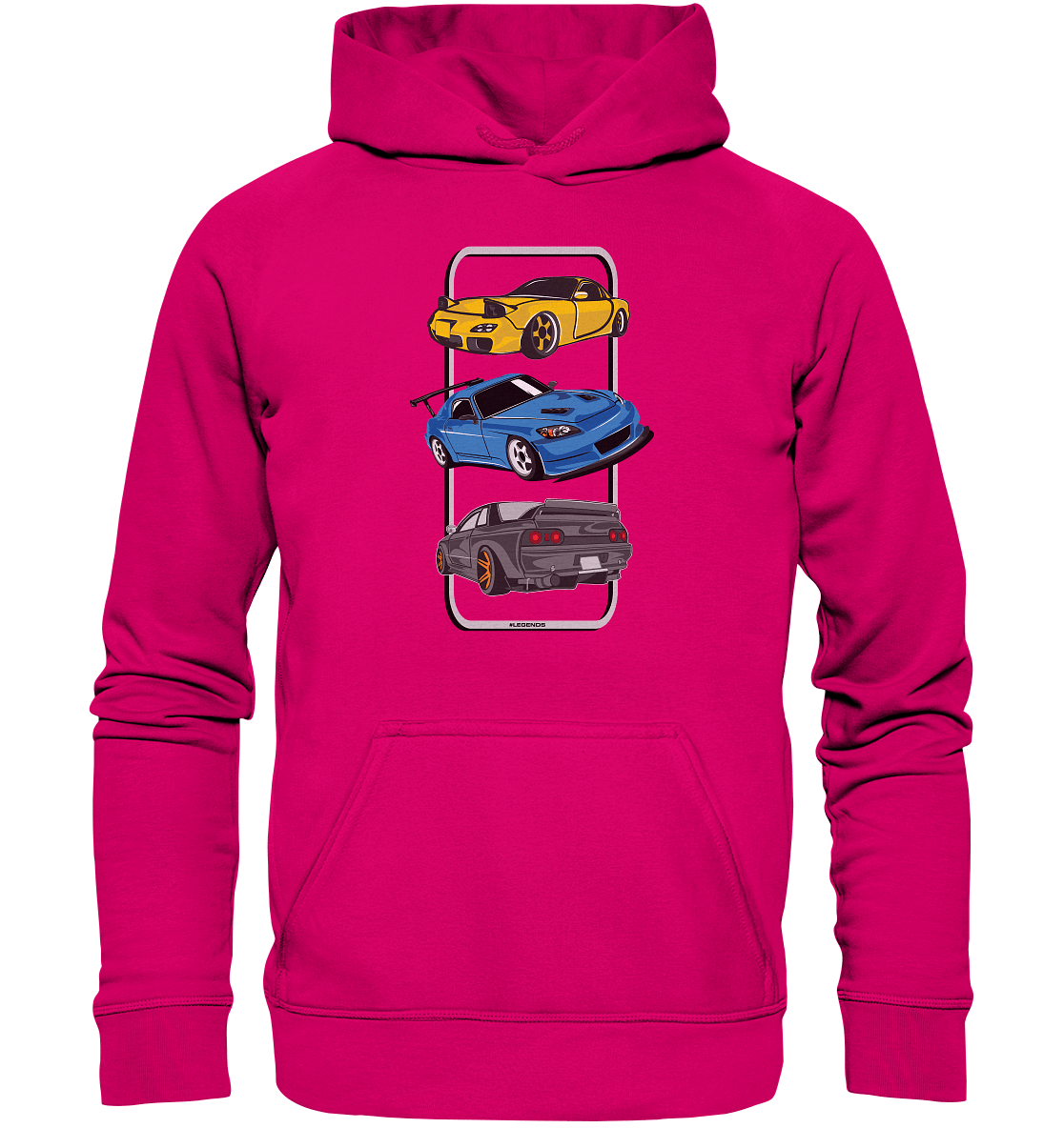 JDM Legends - RX7 S2000 R32 - Basic Unisex Hoodie - MotoMerch.de