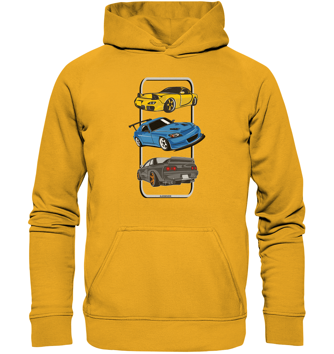 JDM Legends - RX7 S2000 R32 - Basic Unisex Hoodie - MotoMerch.de