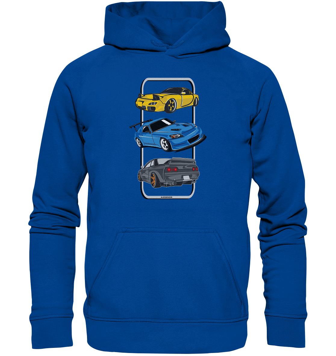 JDM Legends - RX7 S2000 R32 - Basic Unisex Hoodie - MotoMerch.de