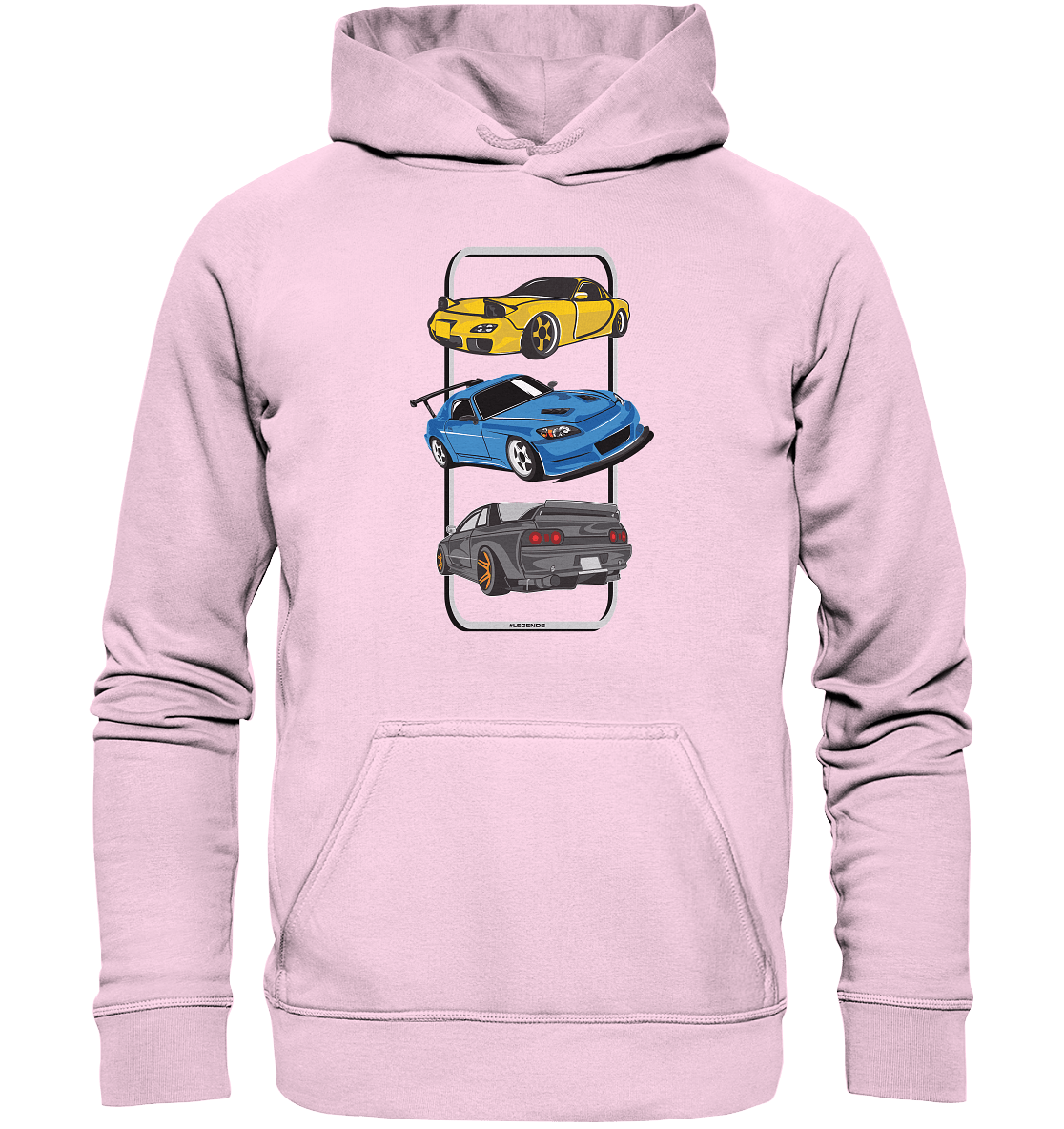 JDM Legends - RX7 S2000 R32 - Basic Unisex Hoodie - MotoMerch.de