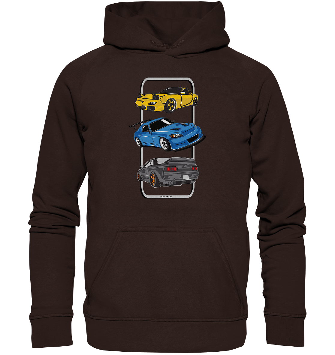JDM Legends - RX7 S2000 R32 - Basic Unisex Hoodie - MotoMerch.de