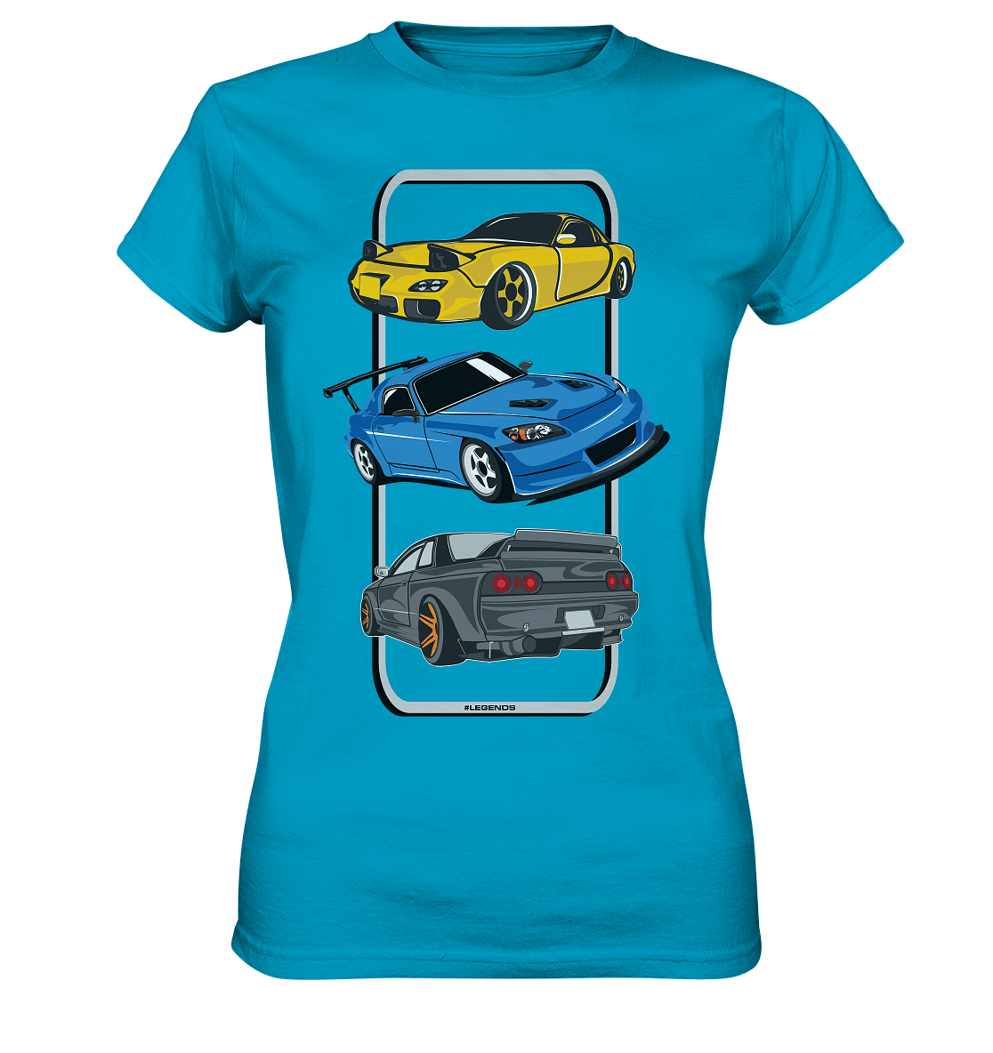JDM Legends - RX7 S2000 R32 - Ladies Premium Shirt - MotoMerch.de