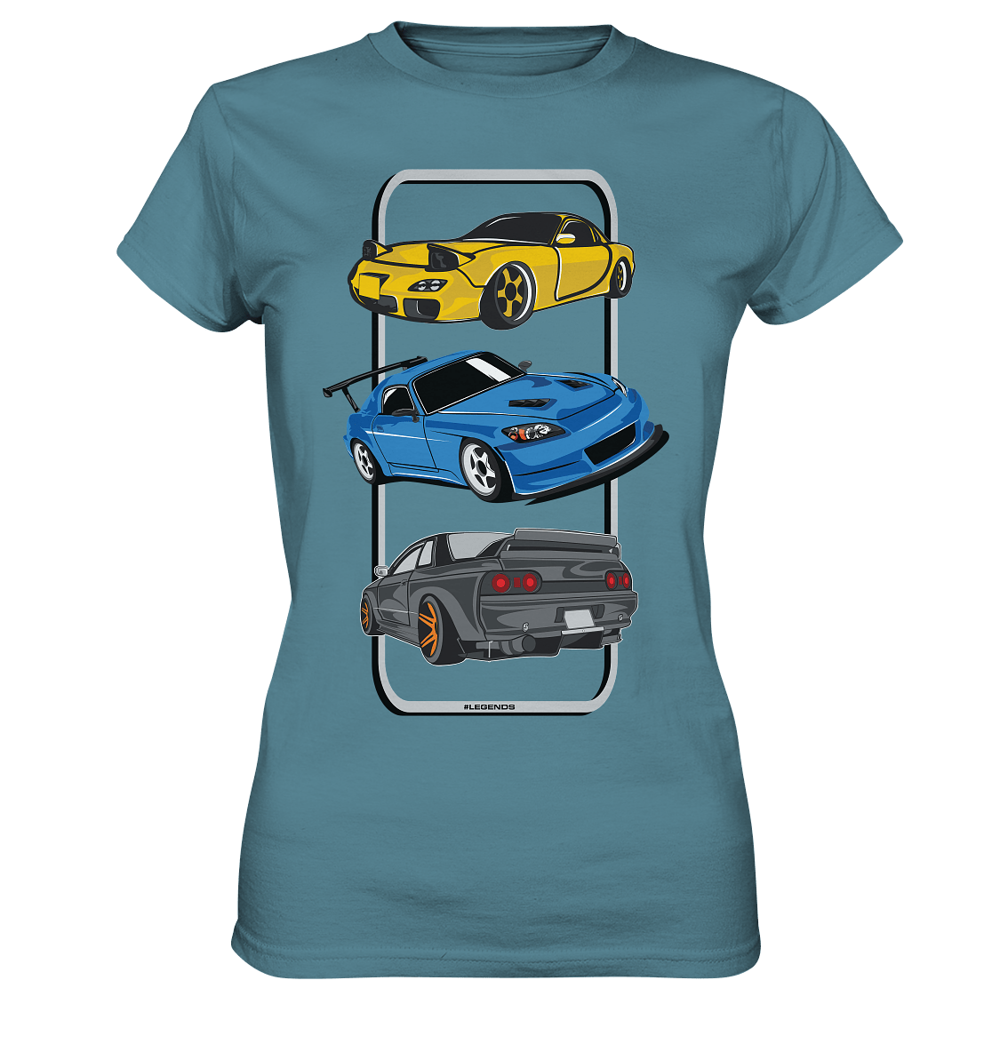 JDM Legends - RX7 S2000 R32 - Ladies Premium Shirt - MotoMerch.de