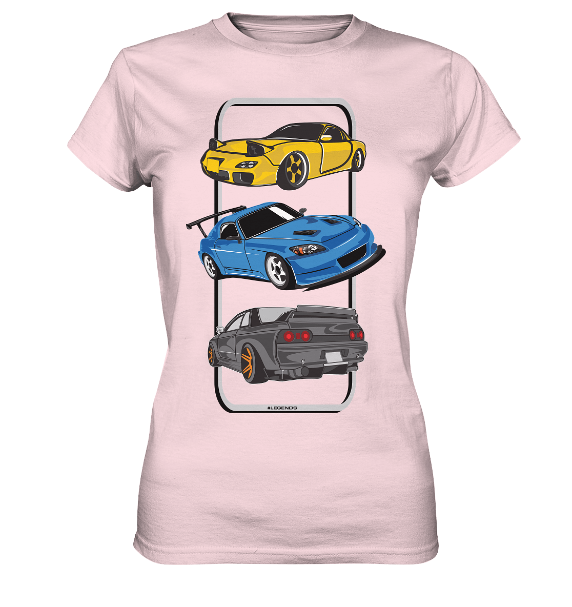 JDM Legends - RX7 S2000 R32 - Ladies Premium Shirt - MotoMerch.de