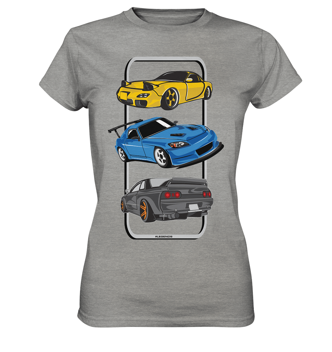 JDM Legends - RX7 S2000 R32 - Ladies Premium Shirt - MotoMerch.de