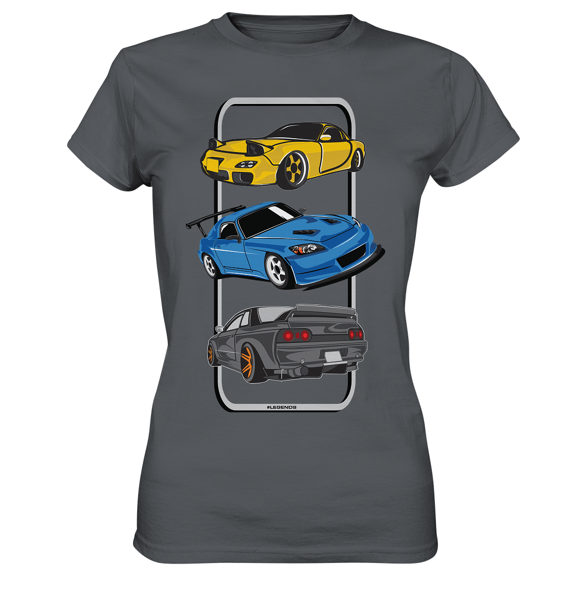 JDM Legends - RX7 S2000 R32 - Ladies Premium Shirt - MotoMerch.de