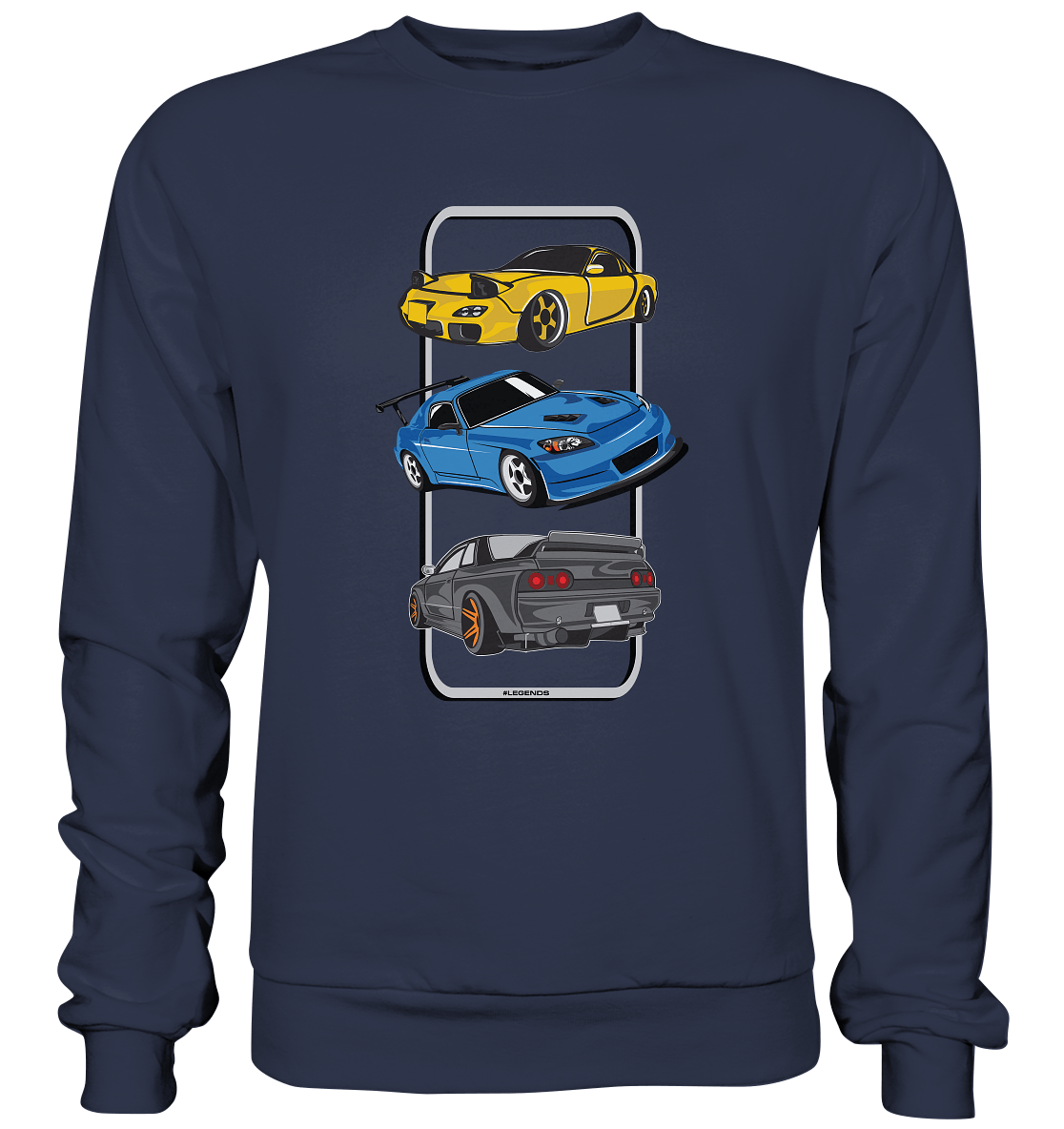 JDM Legends - RX7 S2000 R32 - Premium Sweatshirt - MotoMerch.de