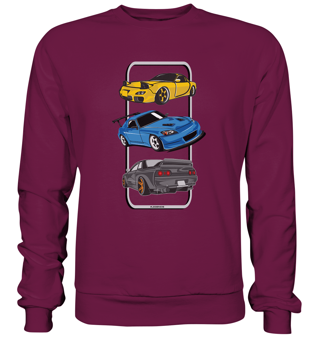 JDM Legends - RX7 S2000 R32 - Premium Sweatshirt - MotoMerch.de