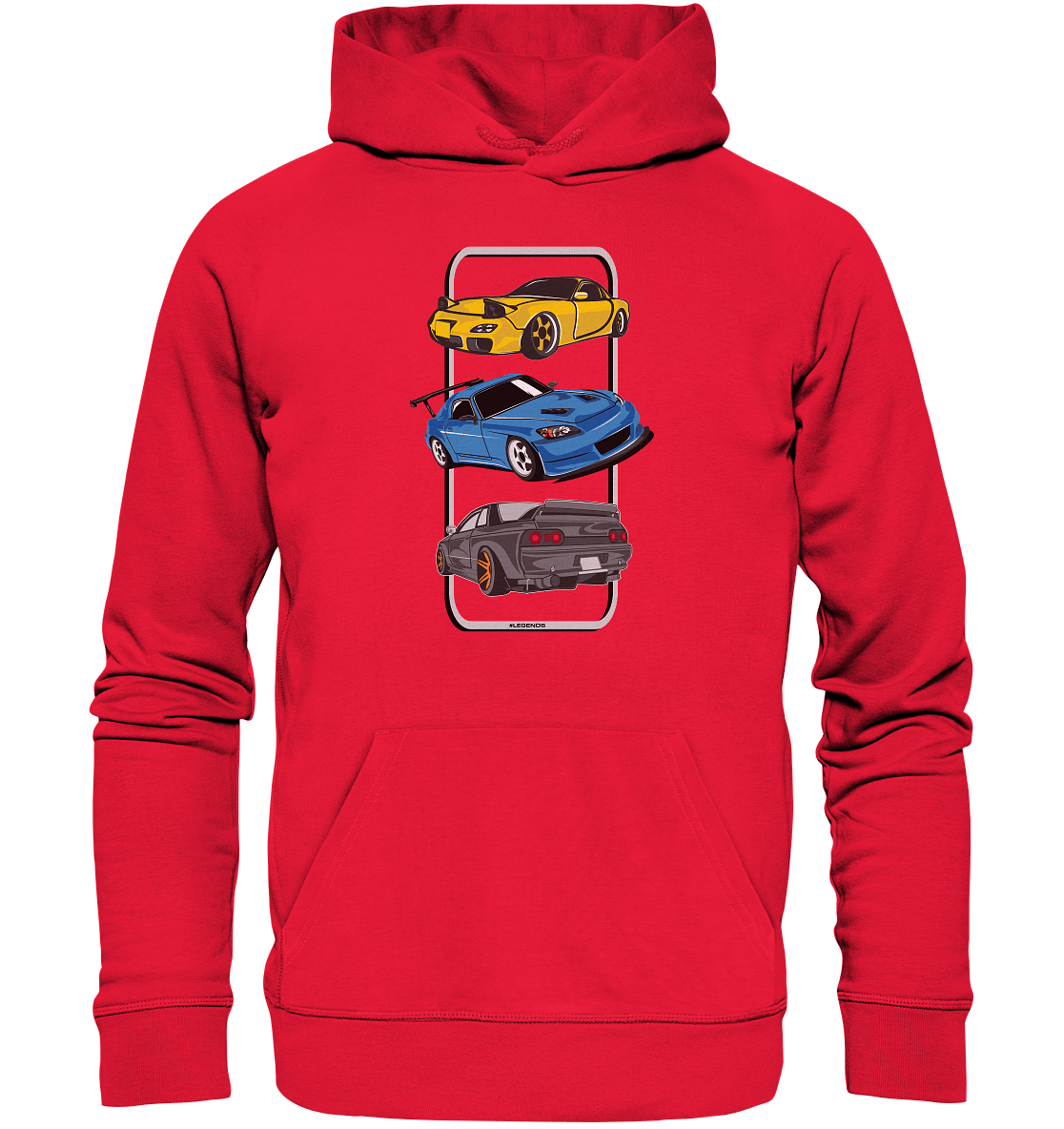 JDM Legends - RX7 S2000 R32 - Premium Unisex Hoodie - MotoMerch.de
