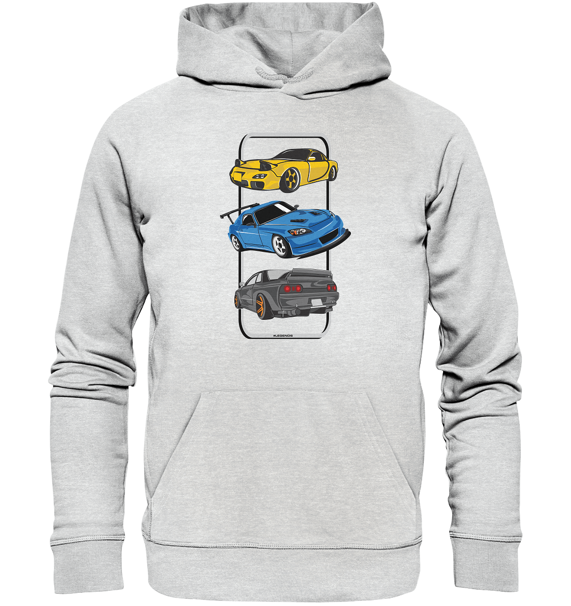 JDM Legends - RX7 S2000 R32 - Premium Unisex Hoodie - MotoMerch.de