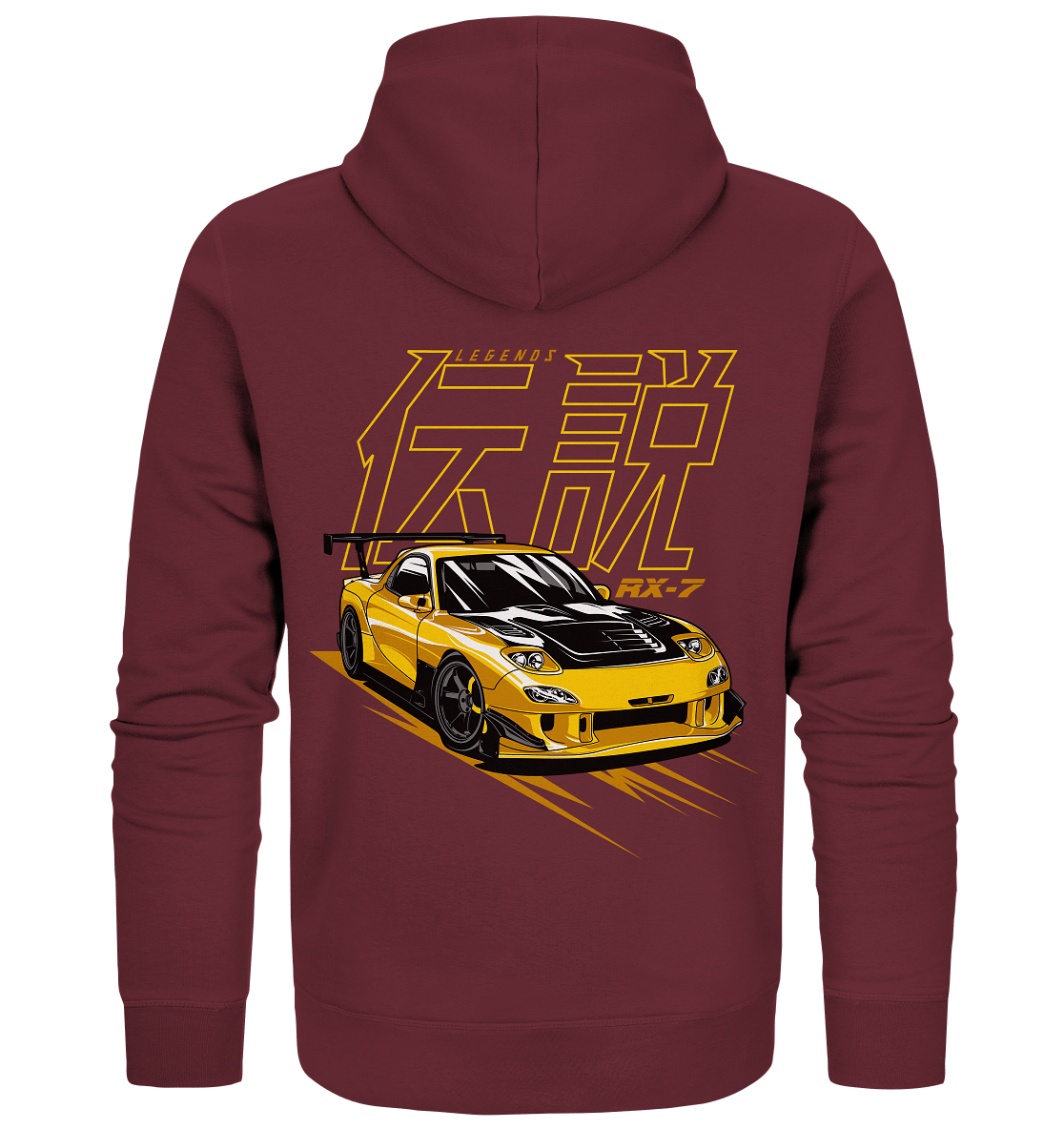 JDM RX7 FD - Organic Zipper - MotoMerch.de