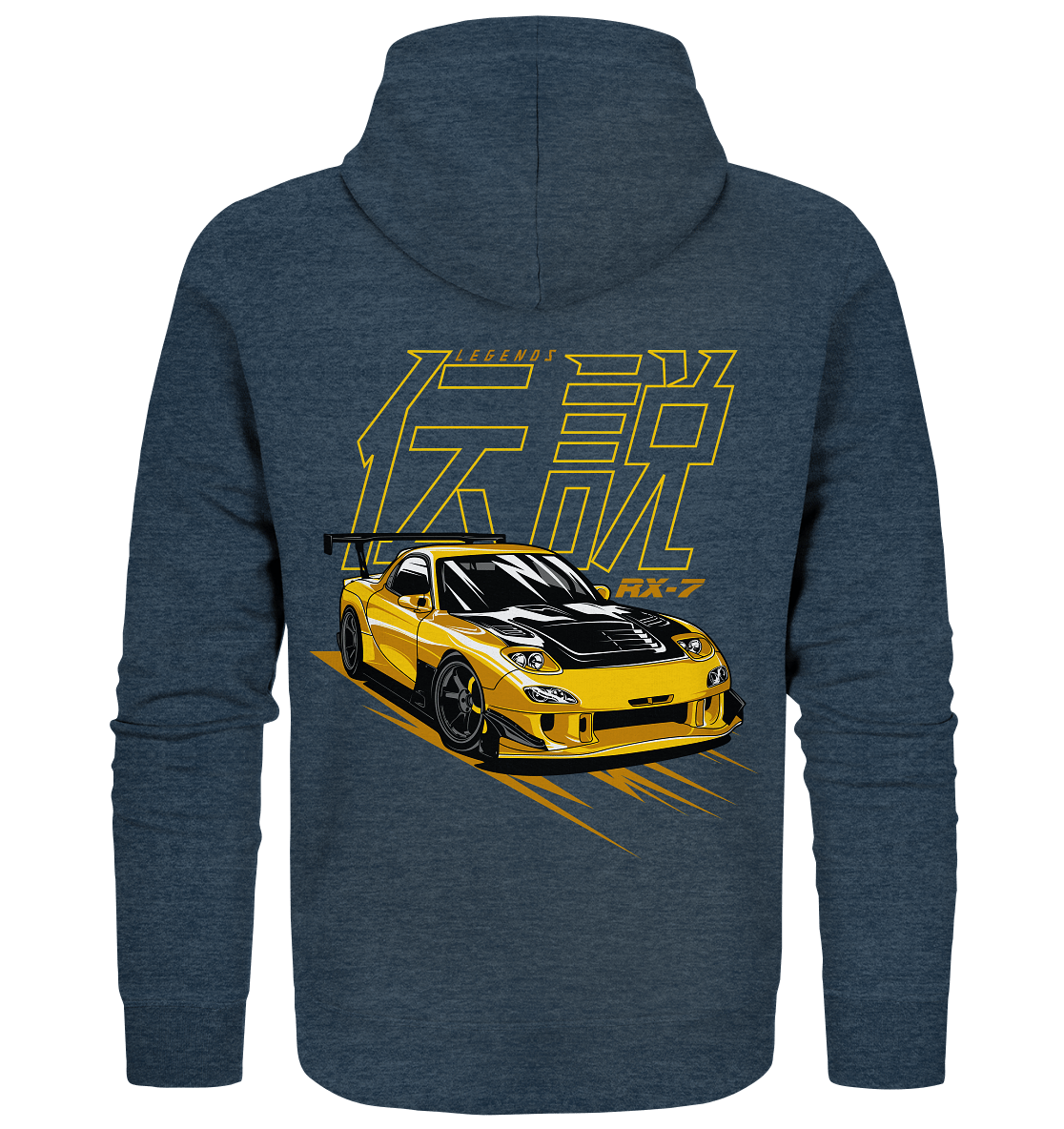 JDM RX7 FD - Organic Zipper - MotoMerch.de