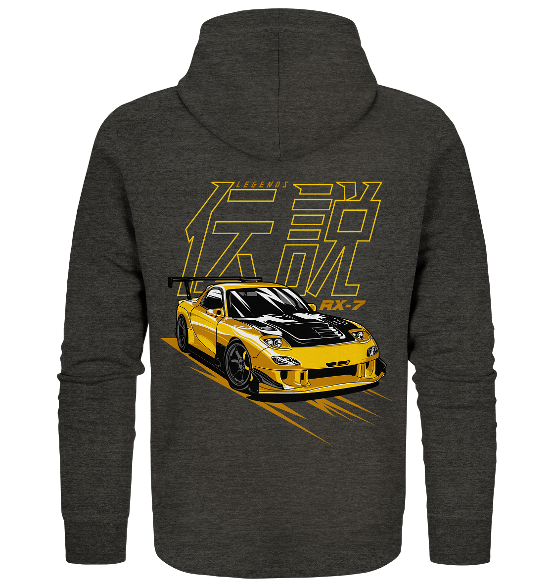 JDM RX7 FD - Organic Zipper - MotoMerch.de