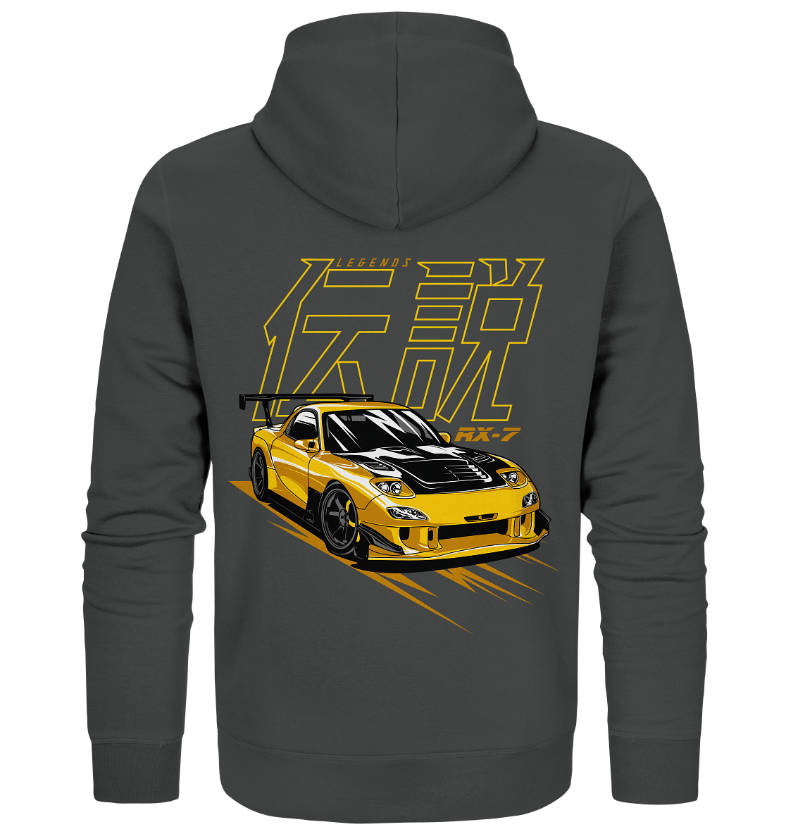 JDM RX7 FD - Organic Zipper - MotoMerch.de