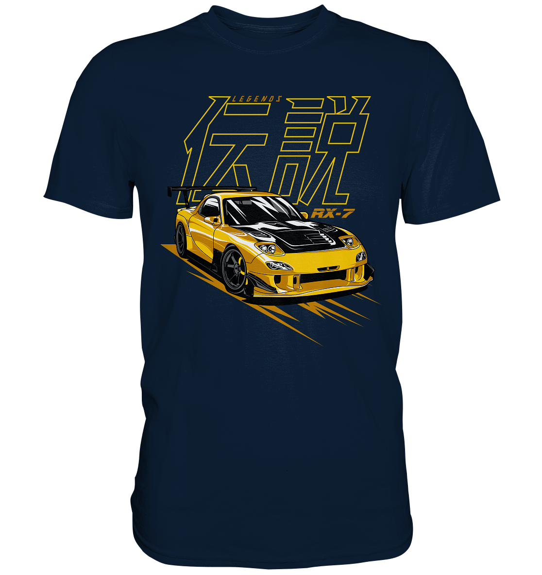 JDM RX7 FD - Premium Shirt - MotoMerch.de