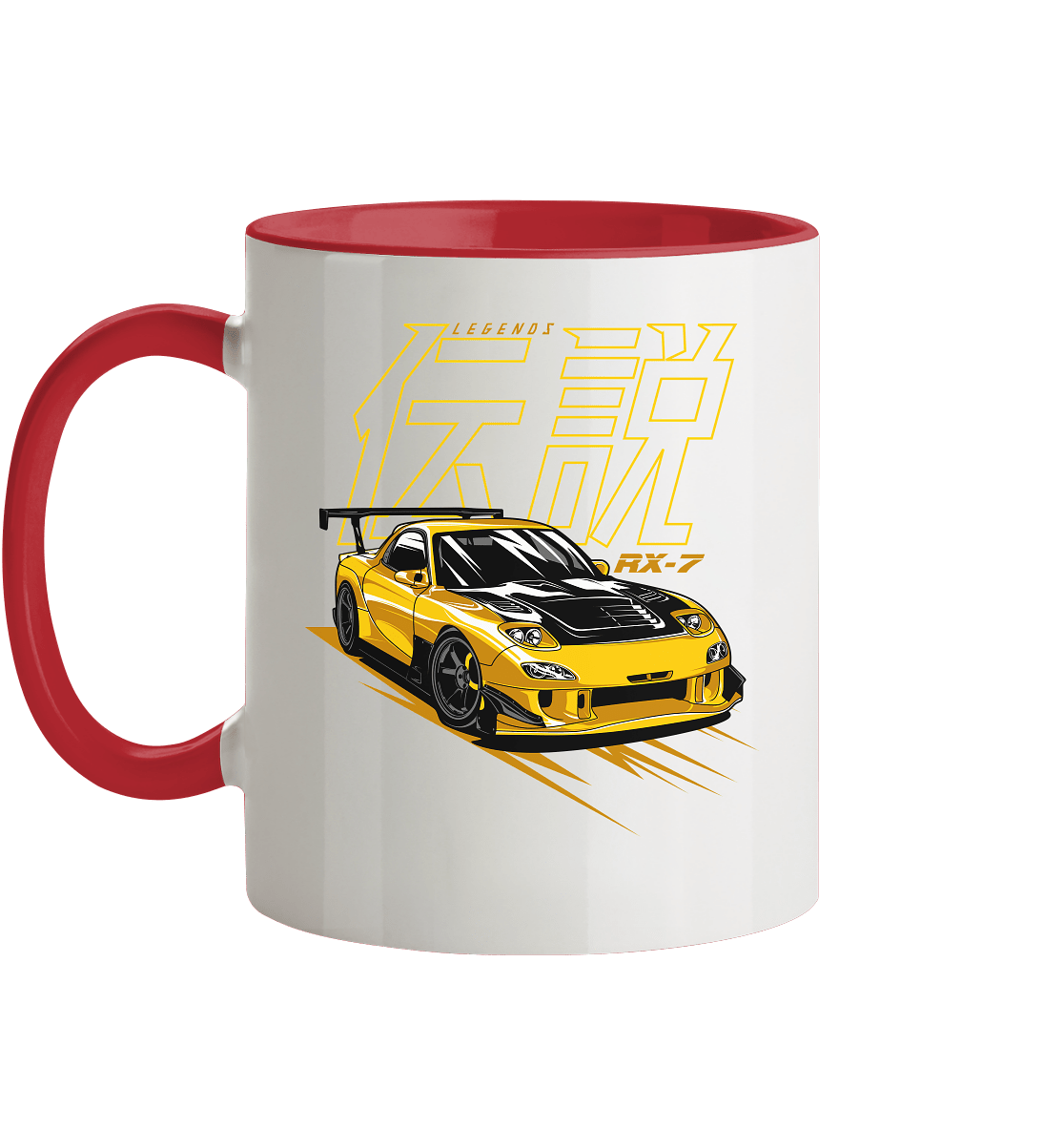 JDM RX7 FD - Tasse zweifarbig - MotoMerch.de