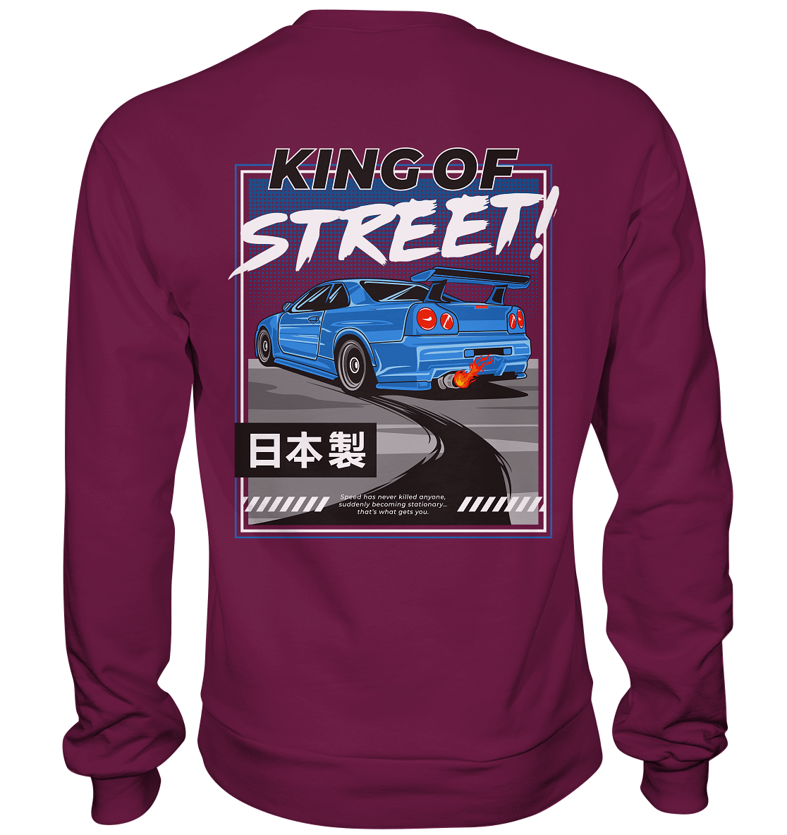 King of Street R34 - Premium Sweatshirt - MotoMerch.de