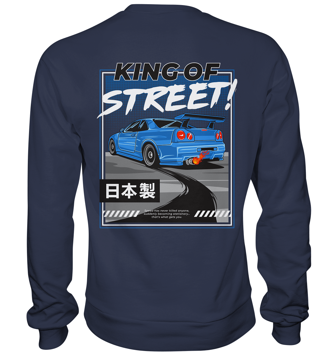 King of Street R34 - Premium Sweatshirt - MotoMerch.de