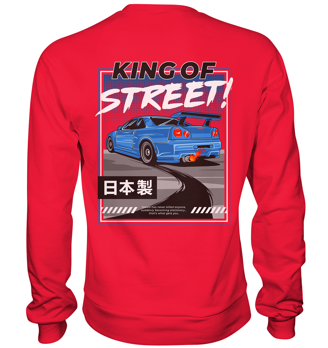 King of Street R34 - Premium Sweatshirt - MotoMerch.de