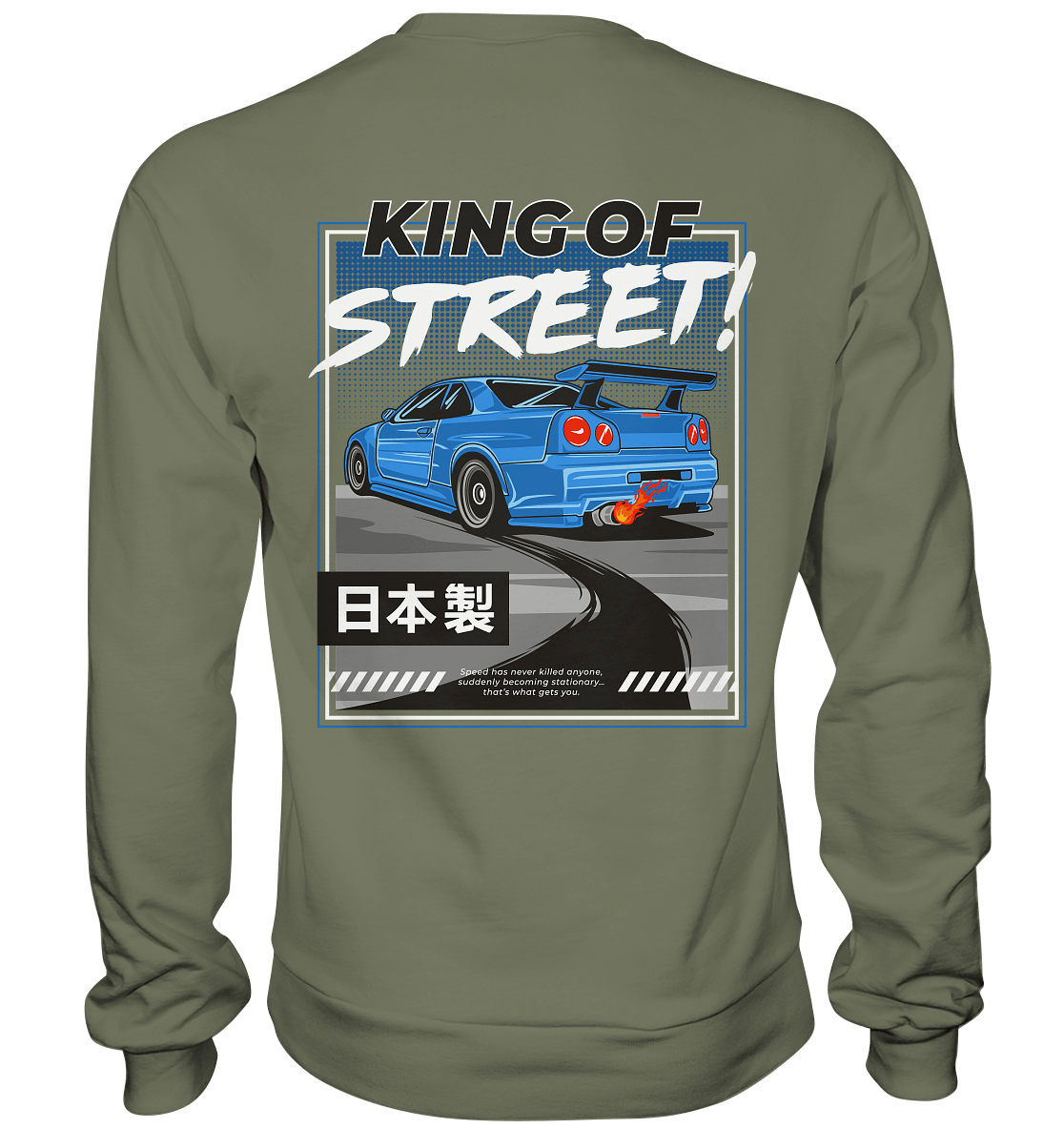 King of Street R34 - Premium Sweatshirt - MotoMerch.de