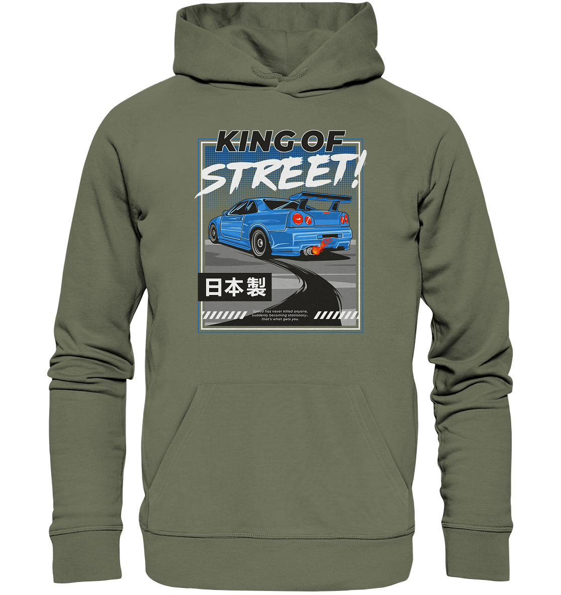 King of Street R34 - Premium Unisex Hoodie - MotoMerch.de
