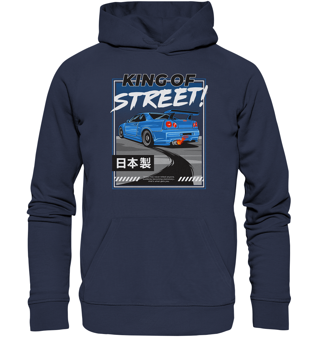 King of Street R34 - Premium Unisex Hoodie - MotoMerch.de