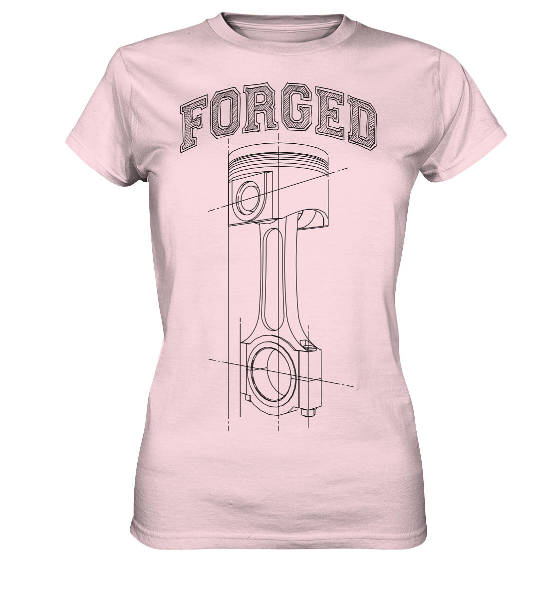 Kolben dunkel - Ladies Premium Shirt - MotoMerch.de