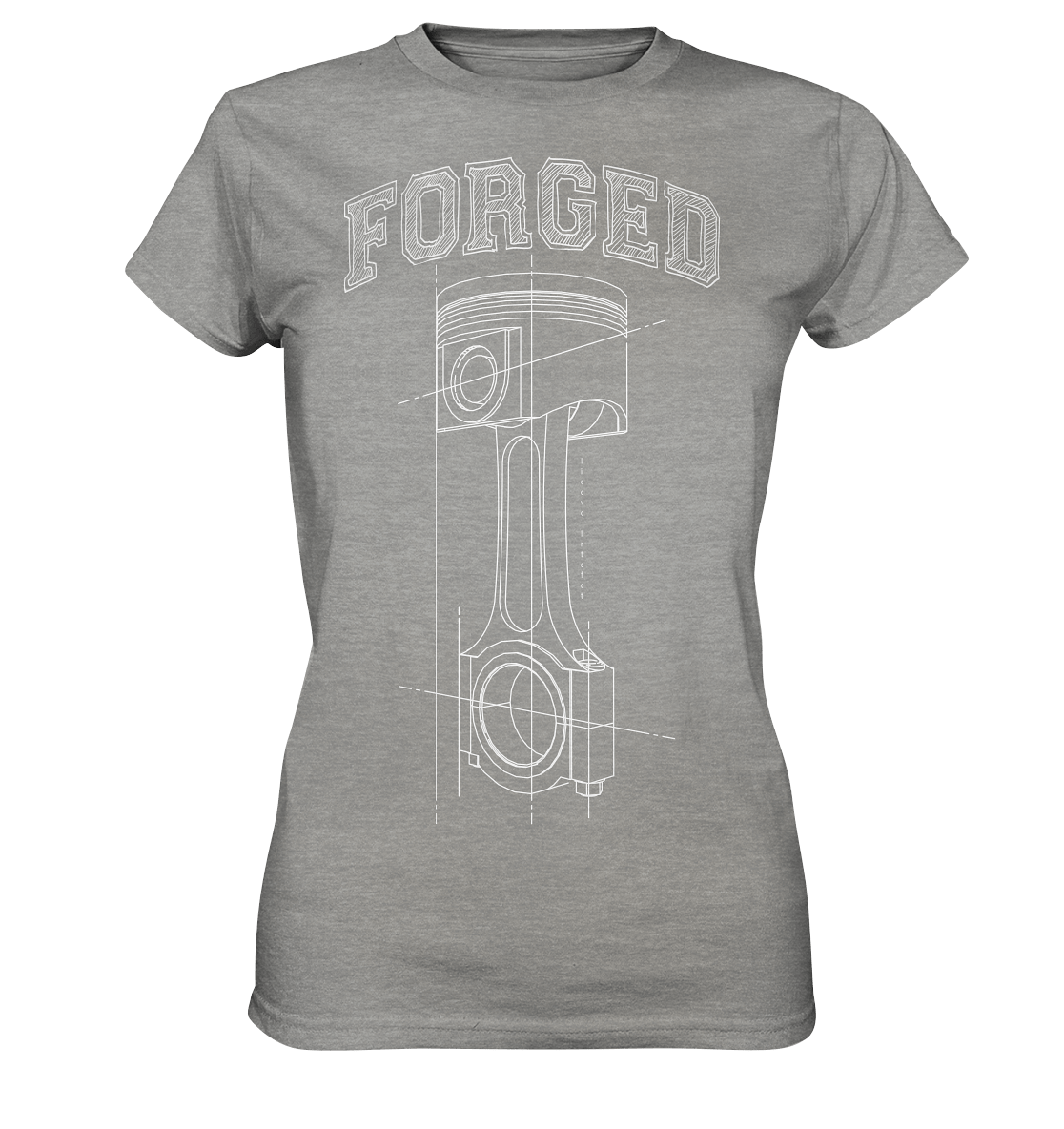 Kolben hell - Ladies Premium Shirt - MotoMerch.de