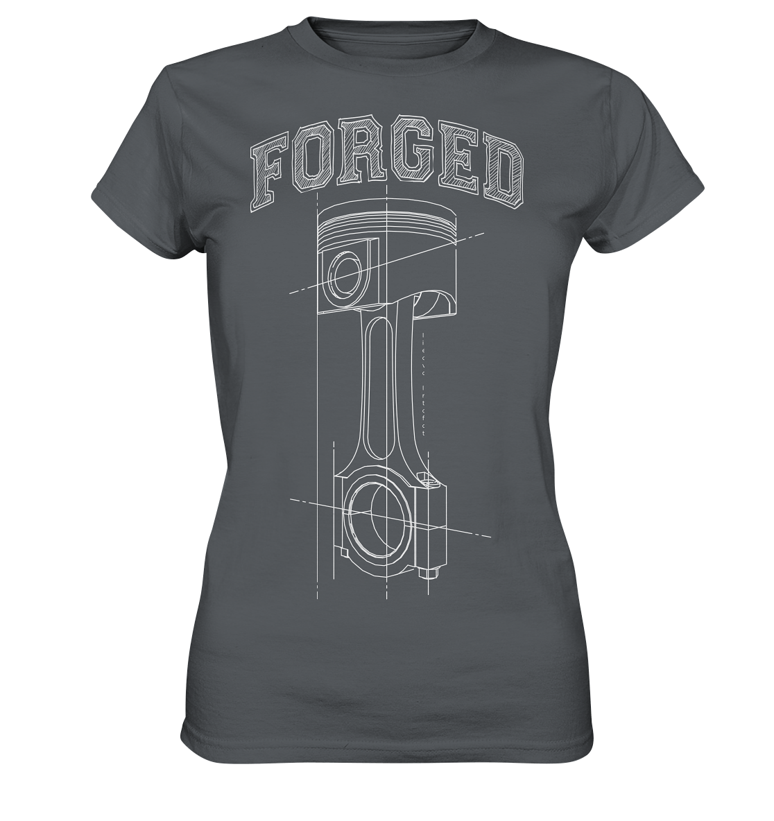 Kolben hell - Ladies Premium Shirt - MotoMerch.de