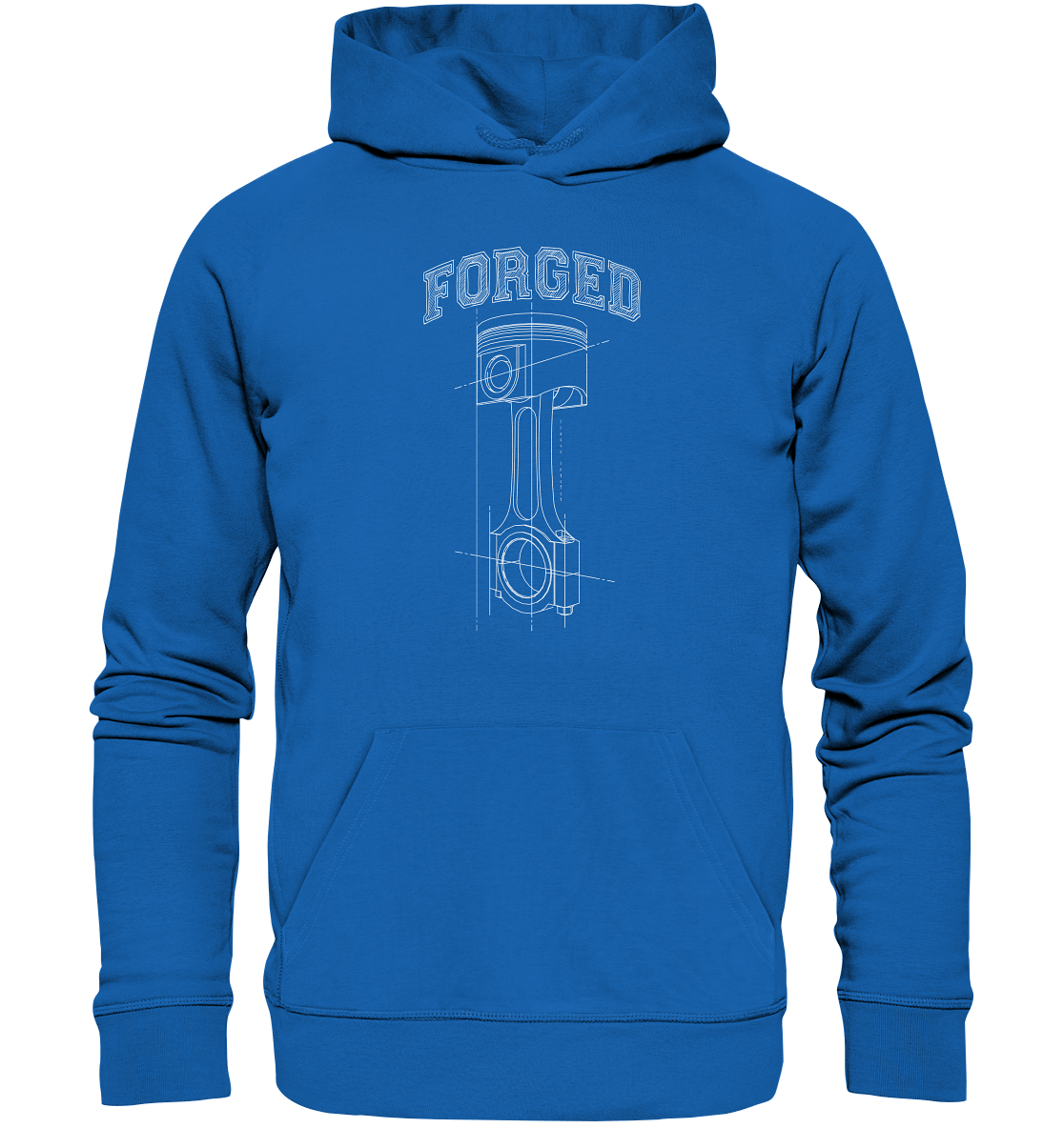 Kolben hell - Premium Unisex Hoodie - MotoMerch.de