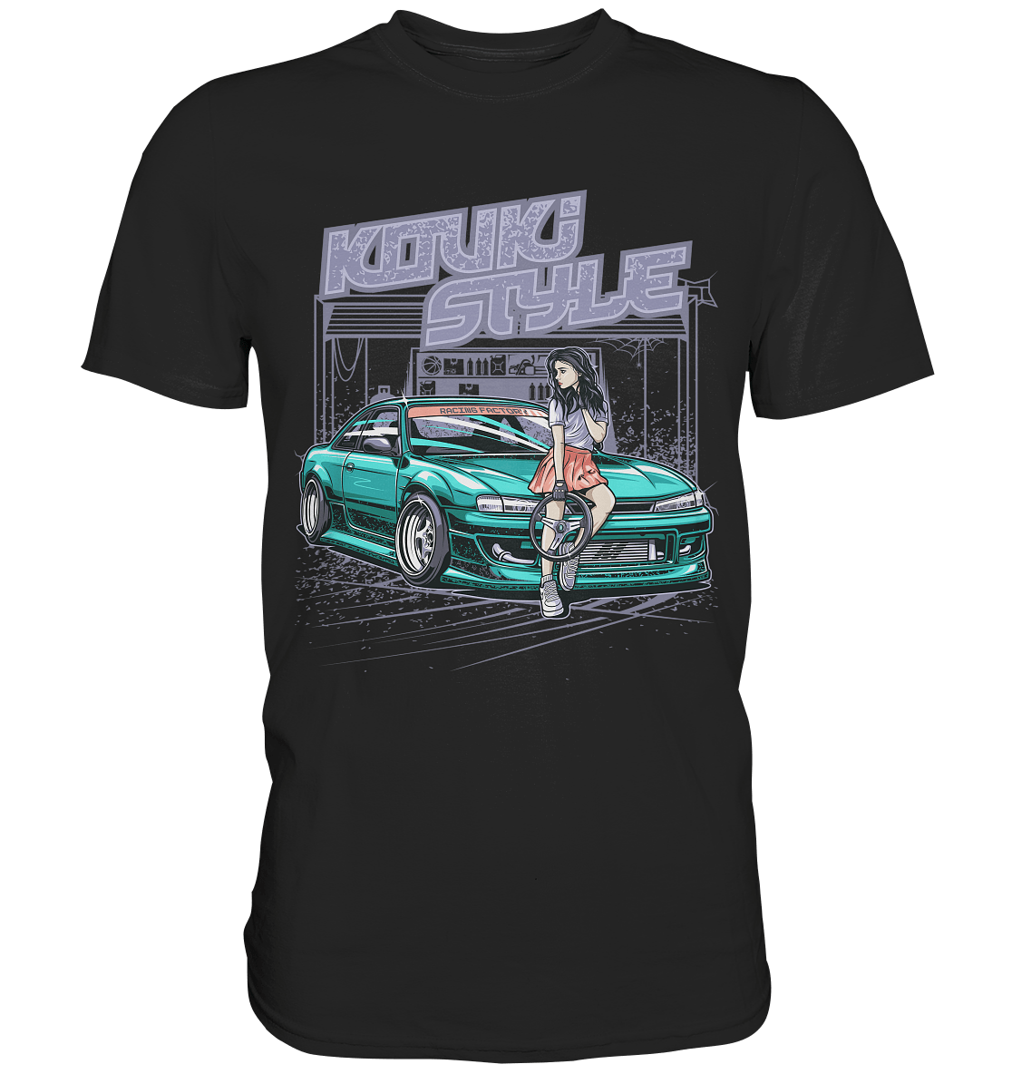Kouki Style Silvia S14 - Premium Shirt - MotoMerch.de