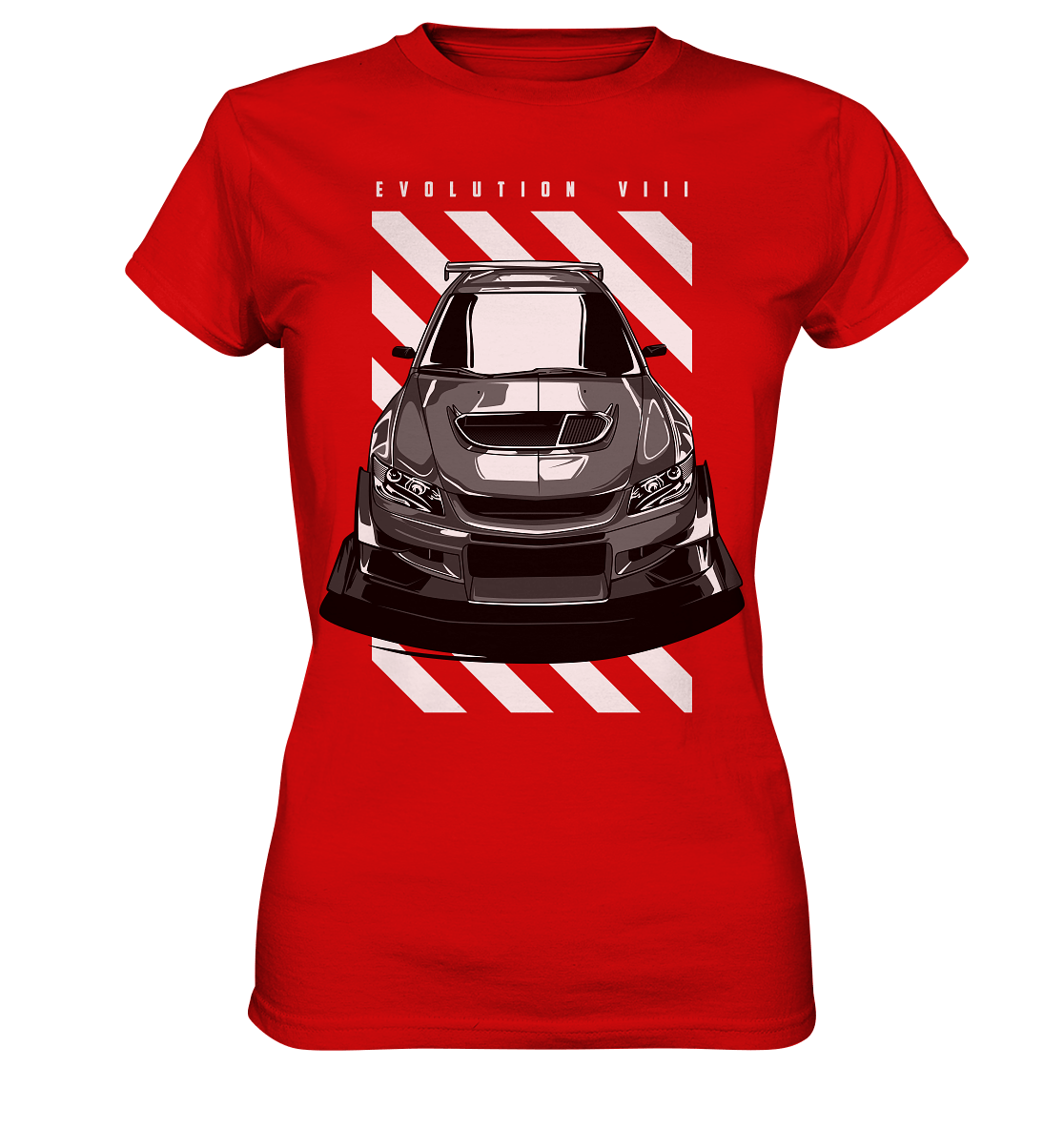 Lancer Evo 8 Front - Ladies Premium Shirt - MotoMerch.de