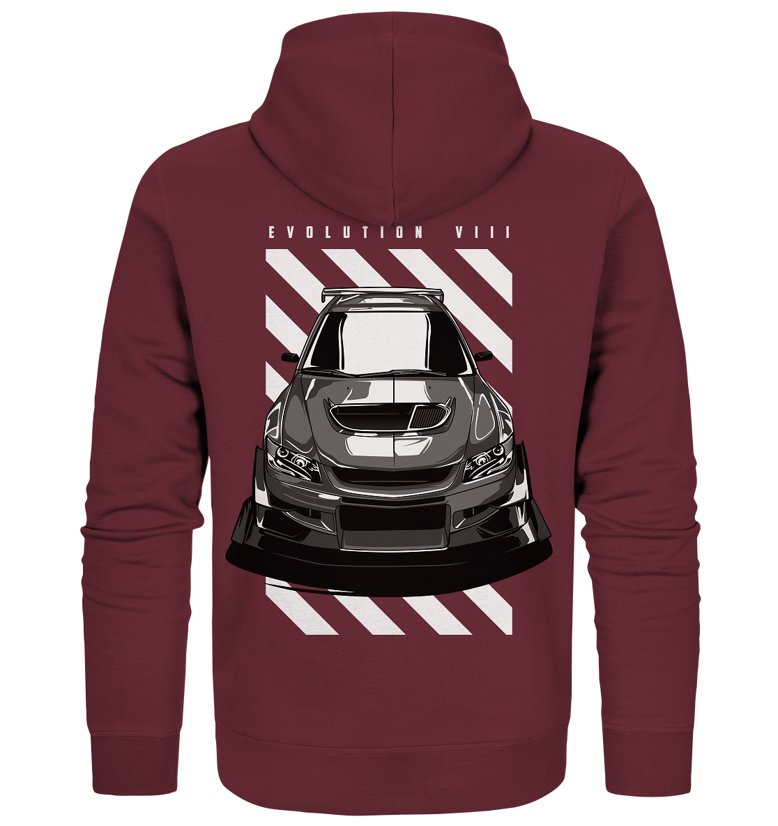 Lancer Evo 8 Front - Organic Zipper - MotoMerch.de