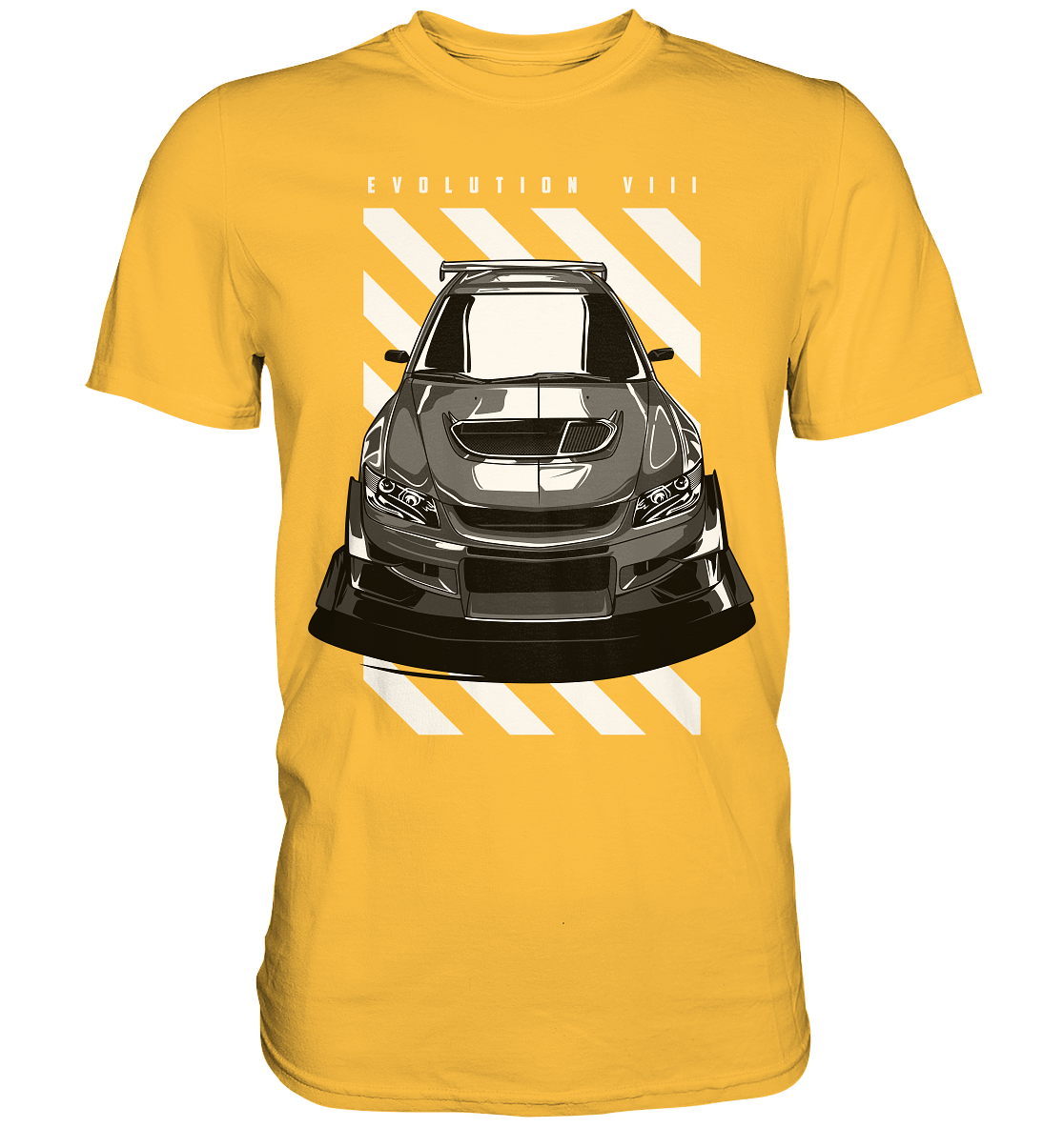 Lancer Evo 8 Front - Premium Shirt - MotoMerch.de