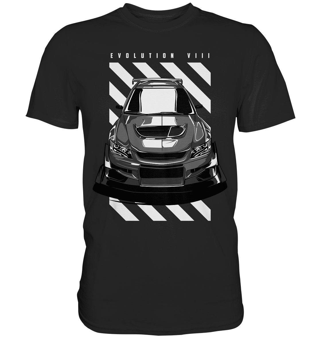 Lancer Evo 8 Front - Premium Shirt - MotoMerch.de