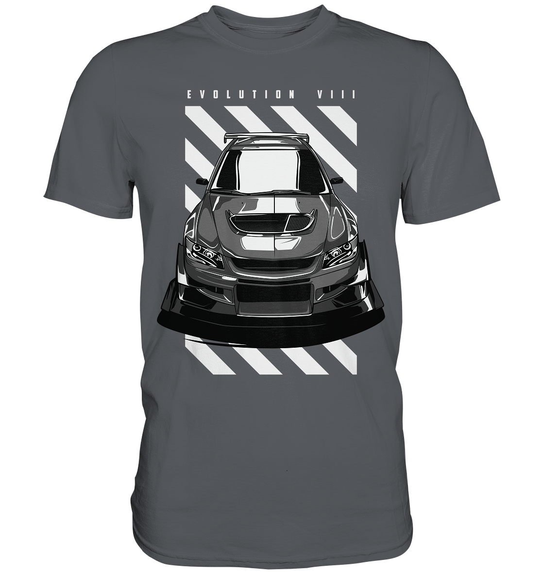 Lancer Evo 8 Front - Premium Shirt - MotoMerch.de