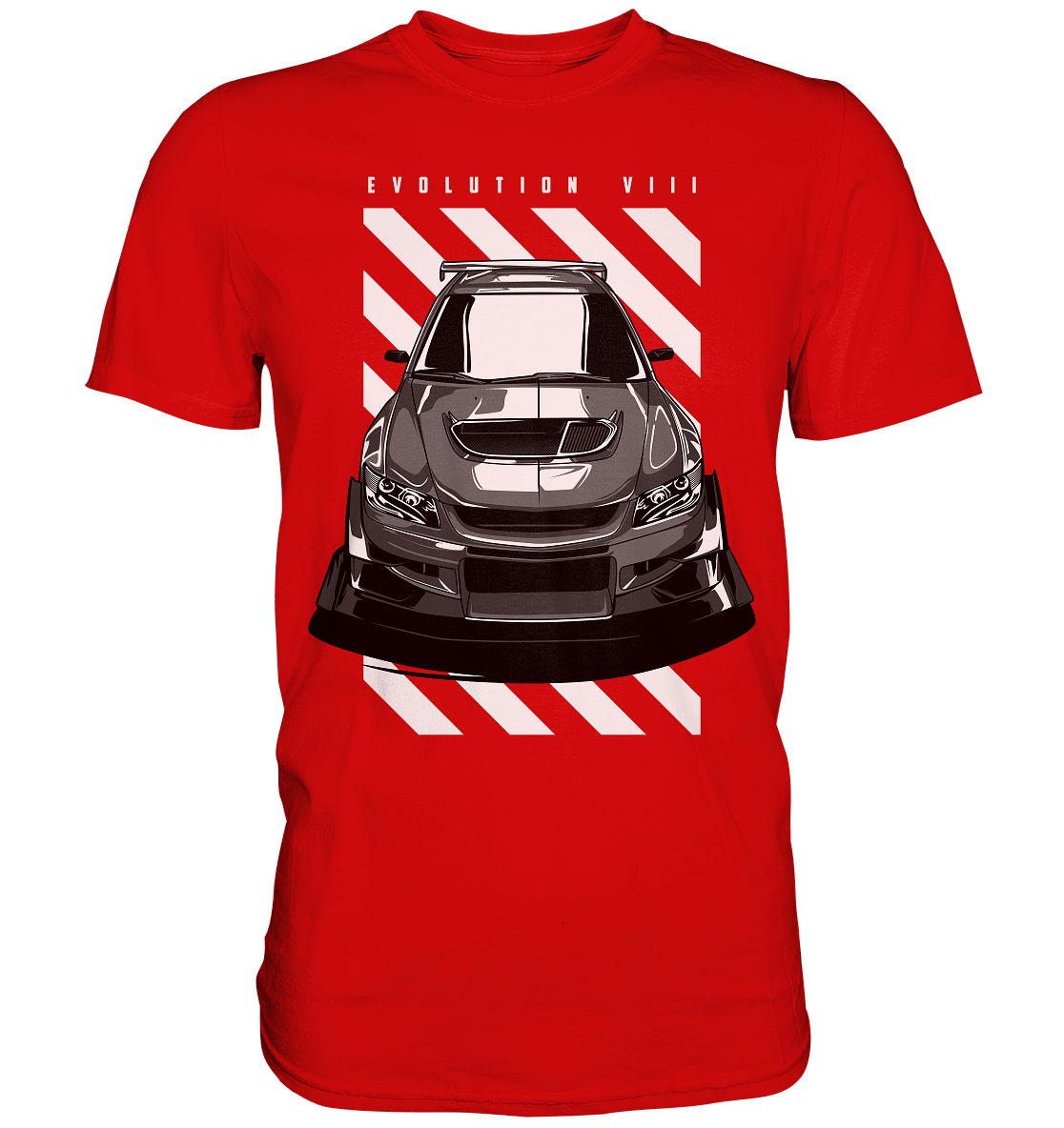Lancer Evo 8 Front - Premium Shirt - MotoMerch.de