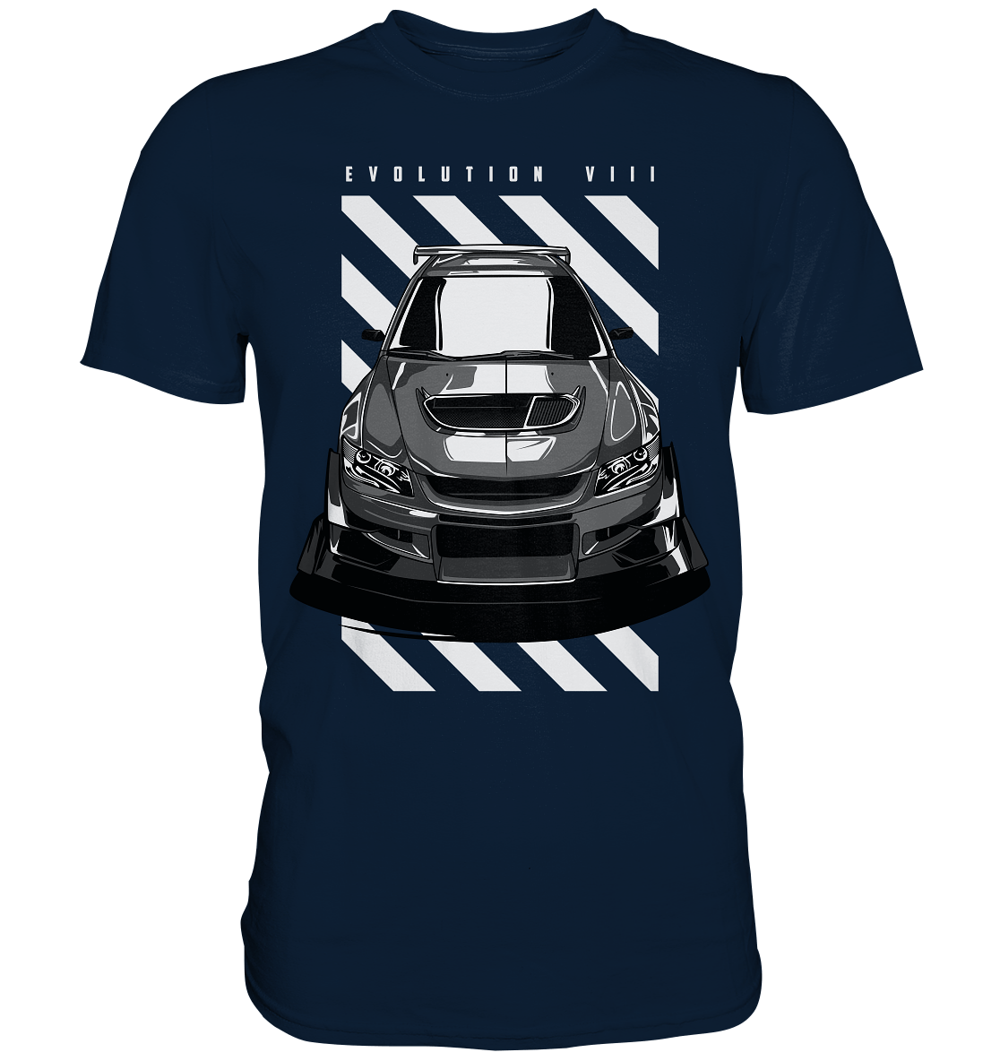 Lancer Evo 8 Front - Premium Shirt - MotoMerch.de