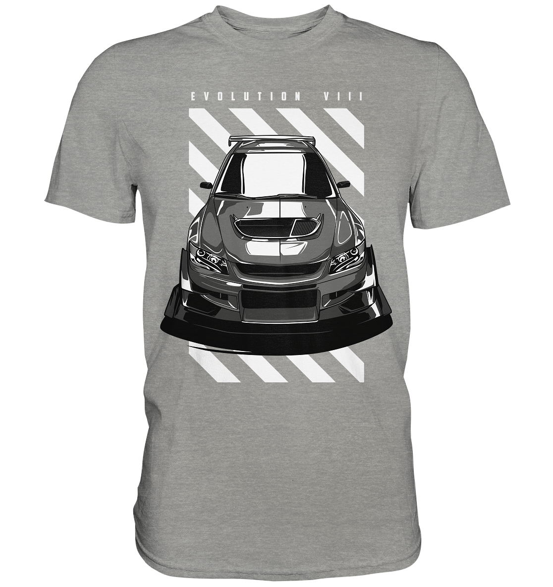 Lancer Evo 8 Front - Premium Shirt - MotoMerch.de