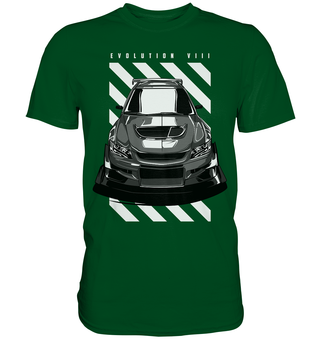 Lancer Evo 8 Front - Premium Shirt - MotoMerch.de