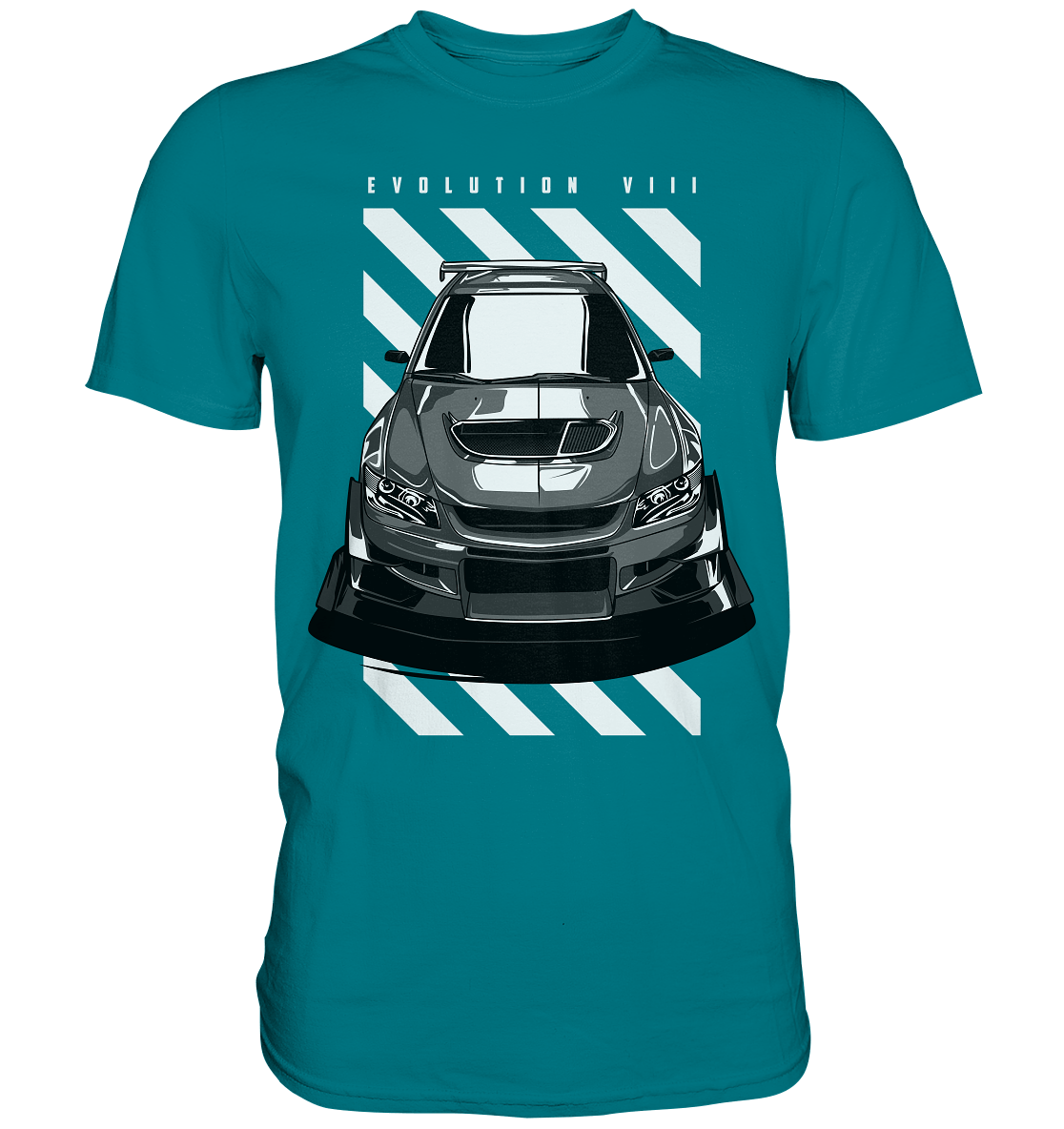 Lancer Evo 8 Front - Premium Shirt - MotoMerch.de