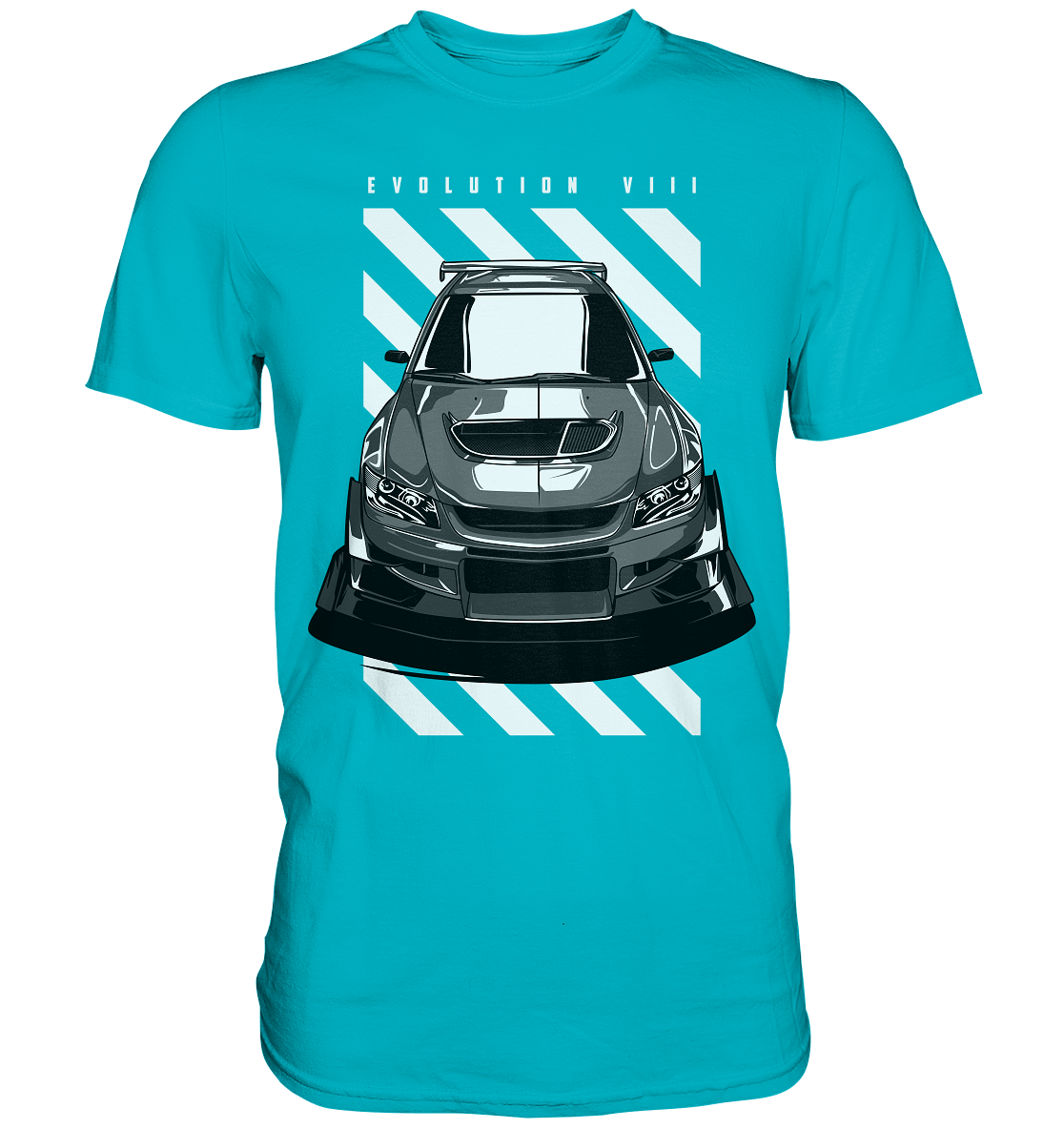 Lancer Evo 8 Front - Premium Shirt - MotoMerch.de