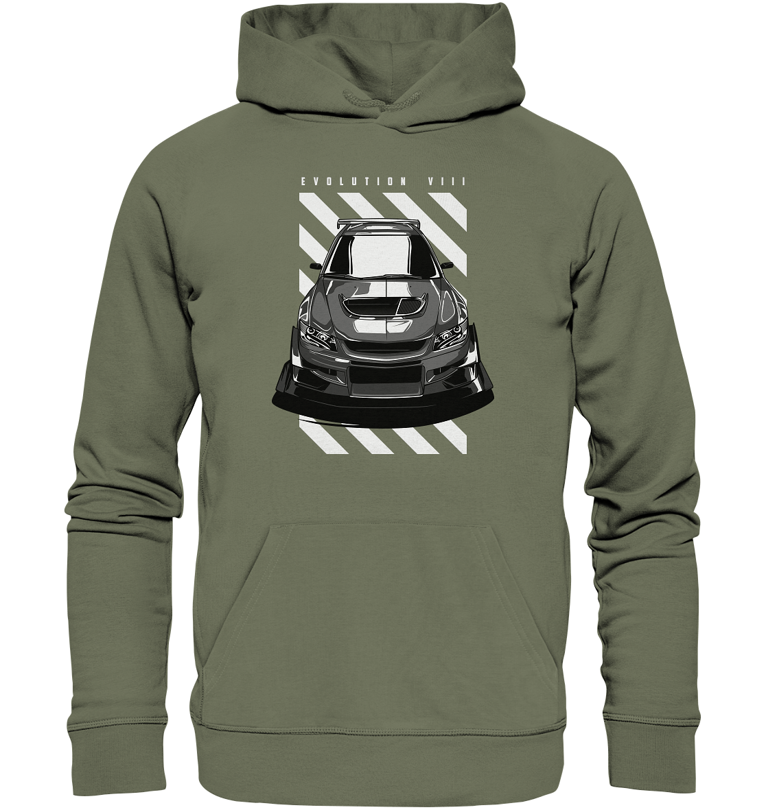 Lancer Evo 8 Front - Premium Unisex Hoodie - MotoMerch.de