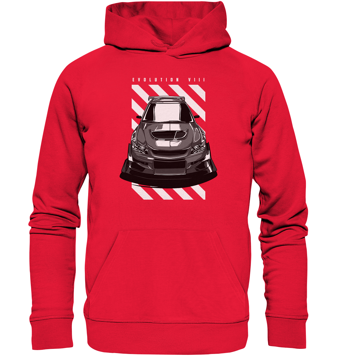 Lancer Evo 8 Front - Premium Unisex Hoodie - MotoMerch.de