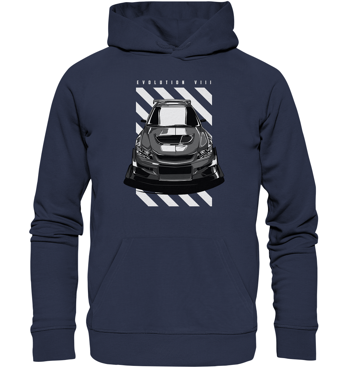 Lancer Evo 8 Front - Premium Unisex Hoodie - MotoMerch.de