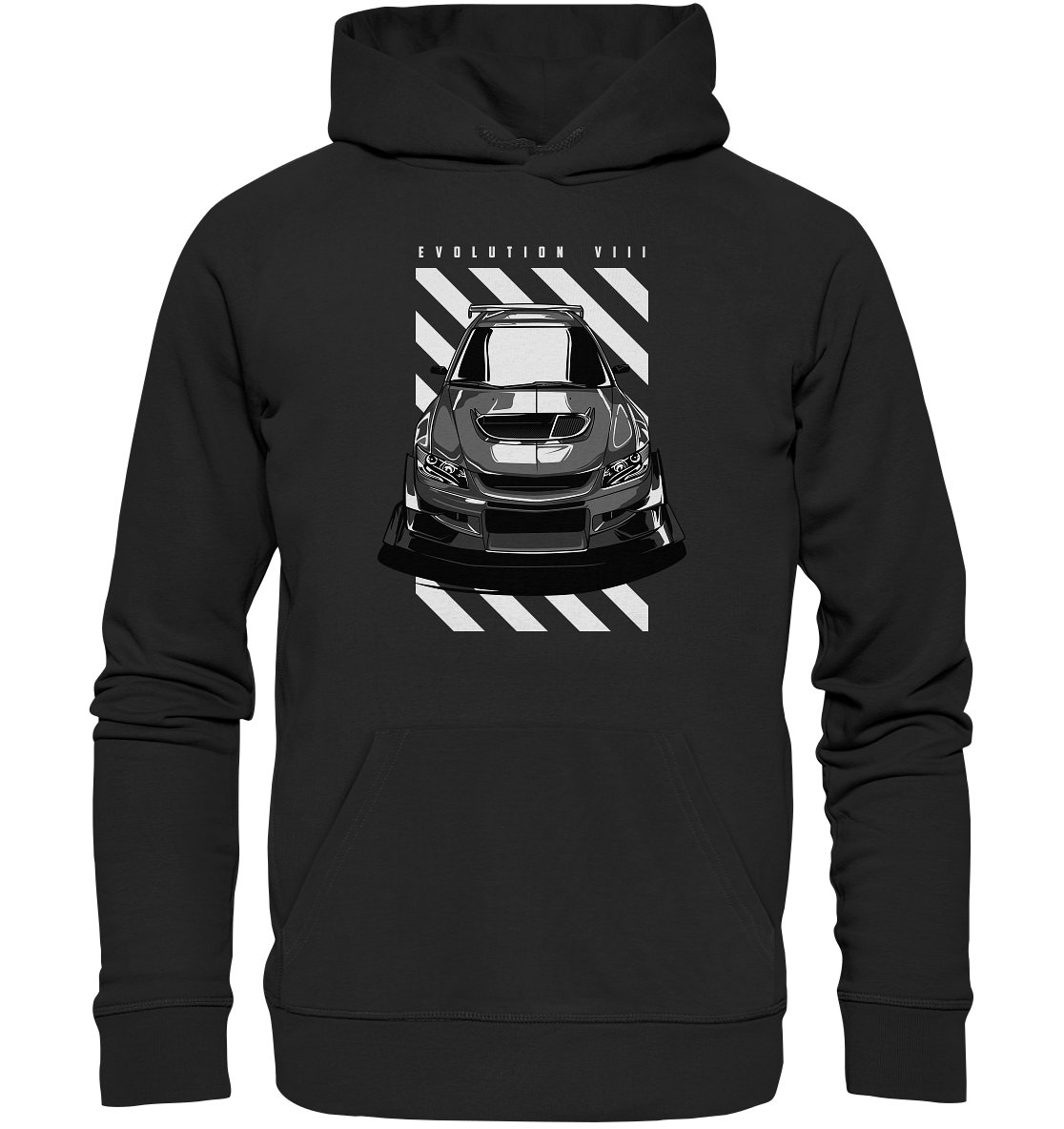 Lancer Evo 8 Front - Premium Unisex Hoodie - MotoMerch.de