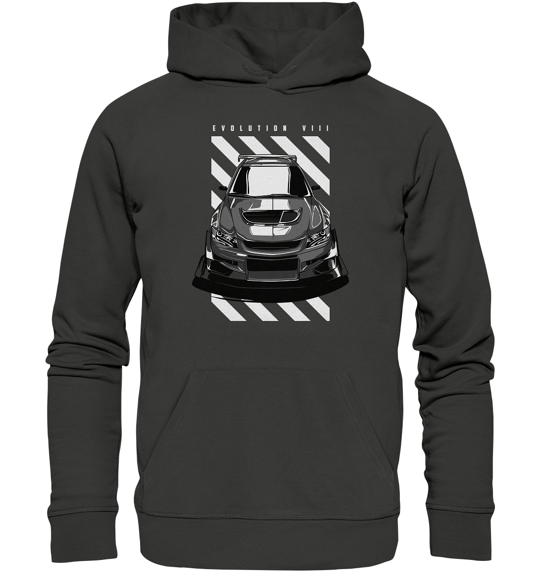 Lancer Evo 8 Front - Premium Unisex Hoodie - MotoMerch.de